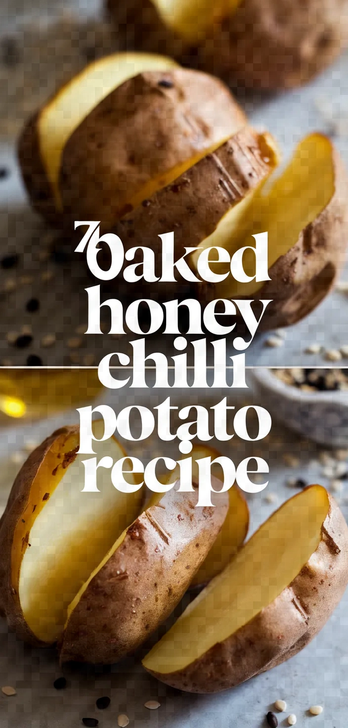 7. Baked Honey Chilli Potato Recipe