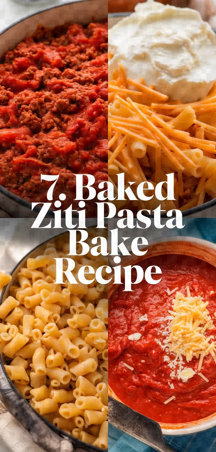 7. Baked Ziti Pasta Bake Recipe