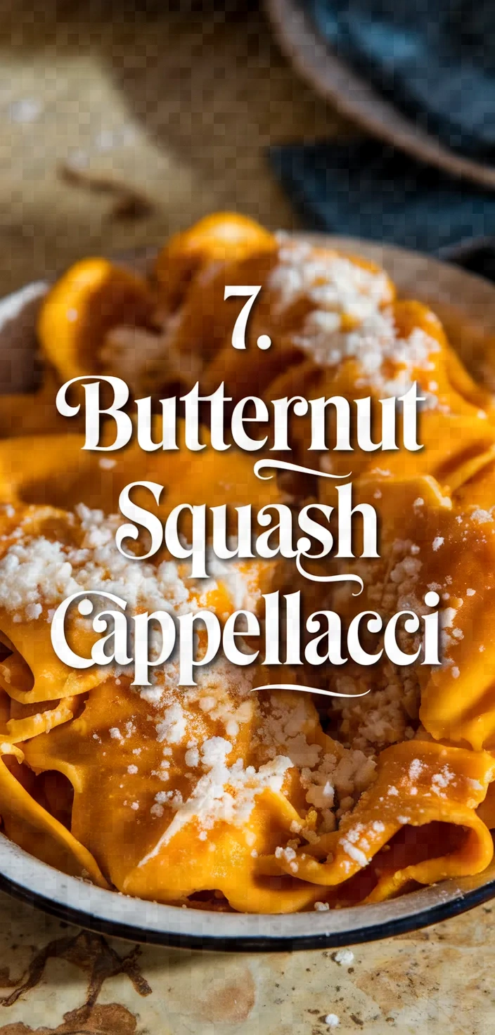 7. Butternut Squash Cappellacci