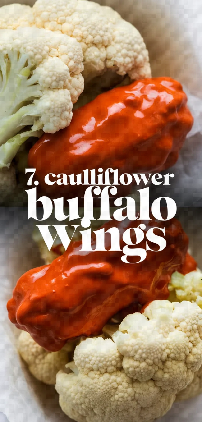 7. Cauliflower Buffalo Wings