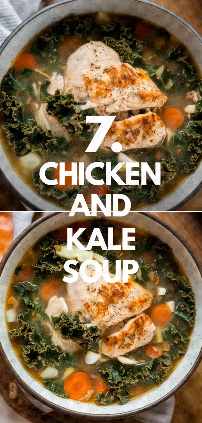 7. Chicken and Kale Soup