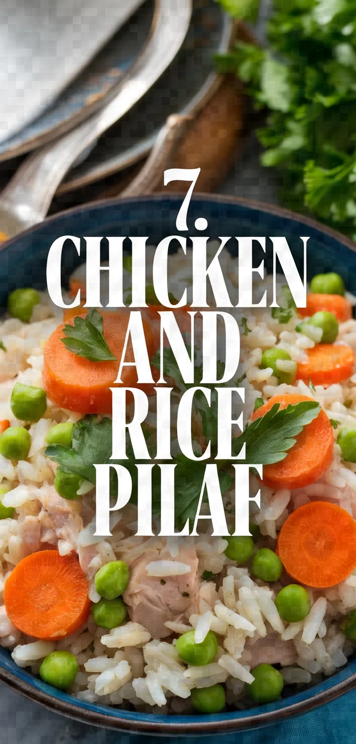 7. Chicken and Rice Pilaf