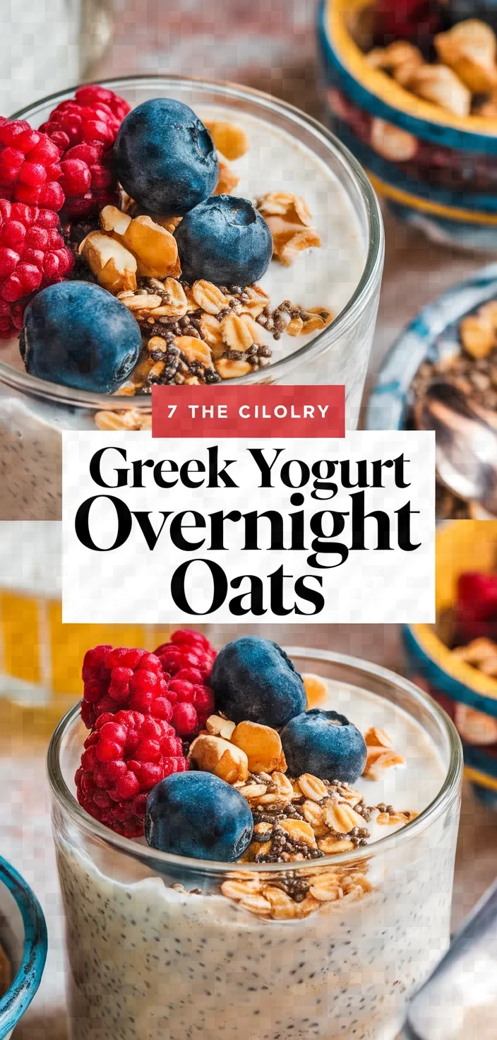 7. Greek Yogurt Overnight Oats