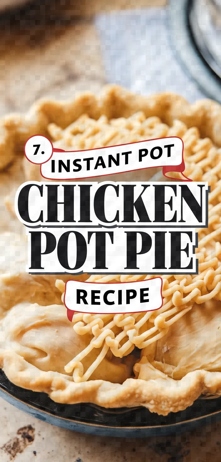 7. Instant Pot Chicken Pot Pie Recipe