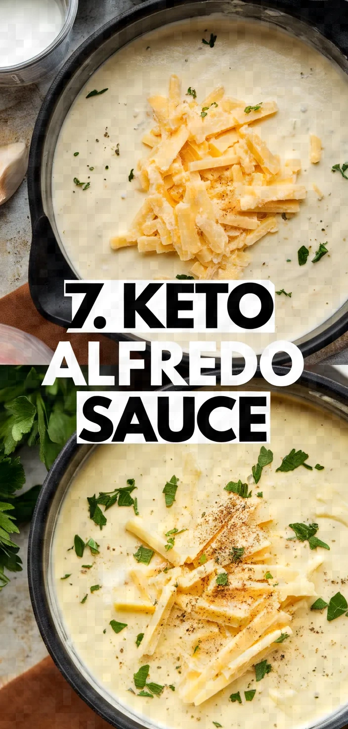 7. Keto Alfredo Sauce