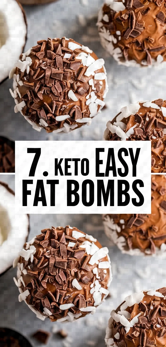 7. Keto Easy Fat Bombs