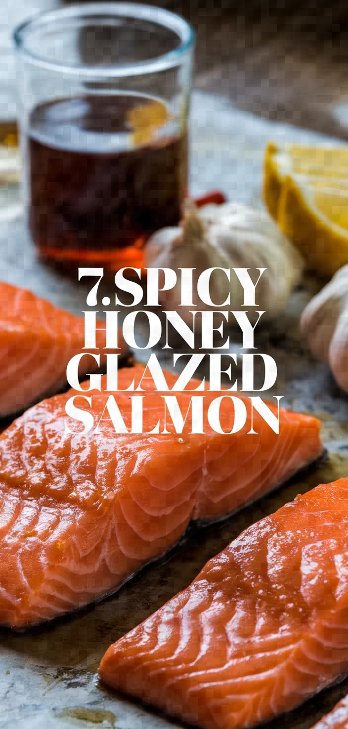 7. Spicy Honey Glazed Salmon