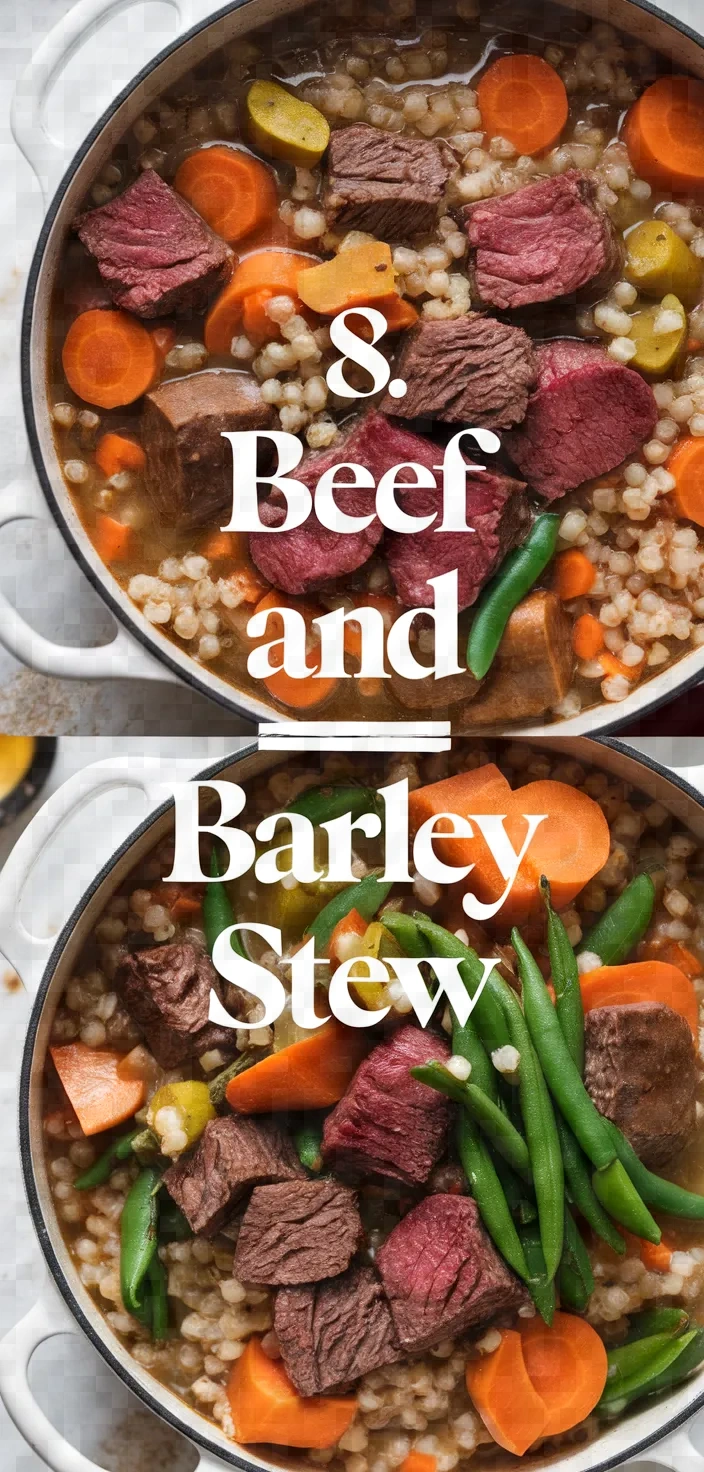 8. Beef and Barley Stew