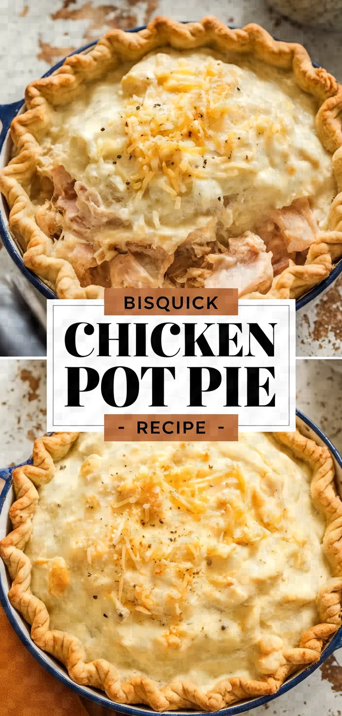 8. Bisquick Chicken Pot Pie Recipe