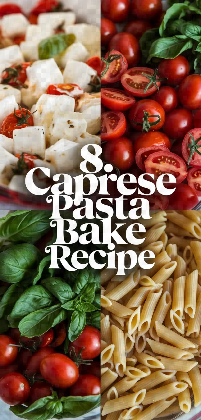 8. Caprese Pasta Bake Recipe