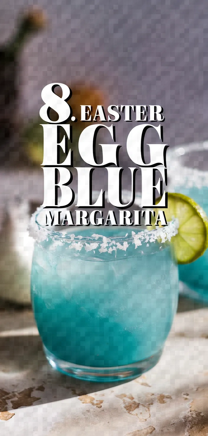 8. Easter Egg Blue Margarita