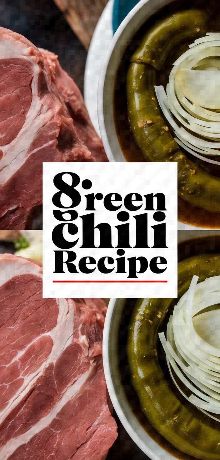 8. Green Chili Recipe