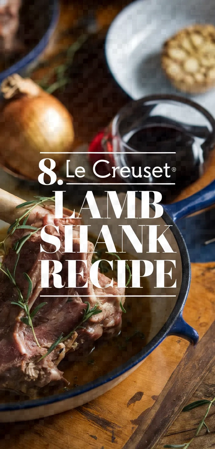 8. Le Creuset Lamb Shank Recipe