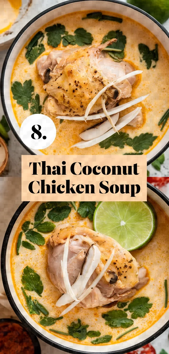 8. Thai Coconut Chicken Soup