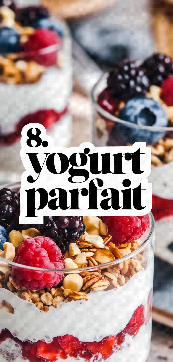 8. Yogurt Parfait