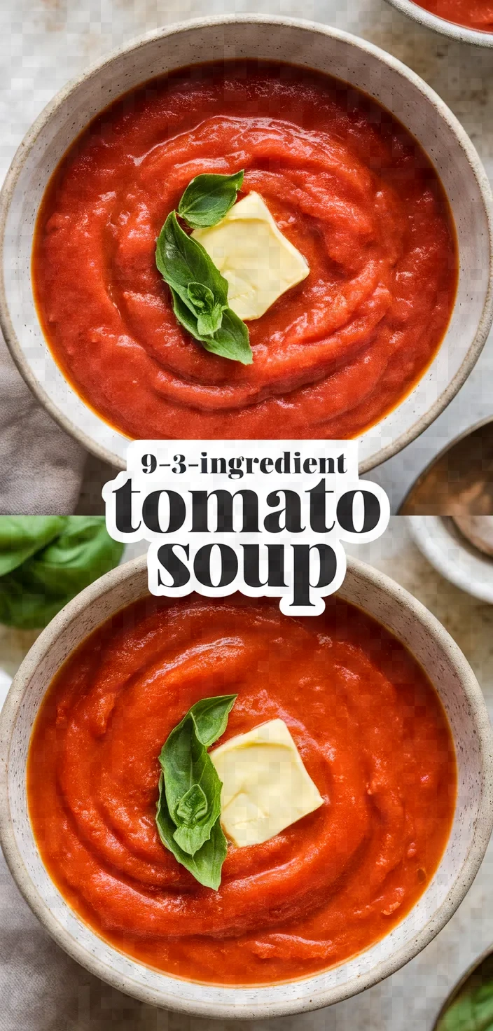 9. 3-Ingredient Tomato Soup