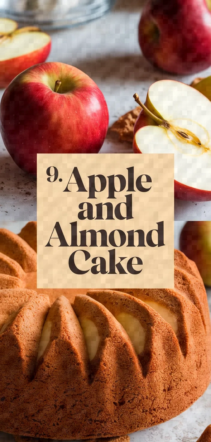 9. Apple and Almond Cake