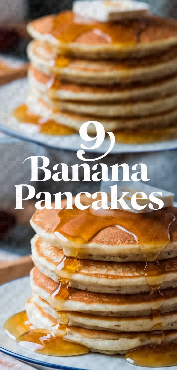 9. Banana Pancakes