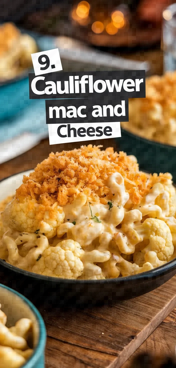 9. Cauliflower Mac and Cheese