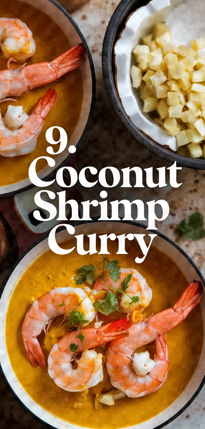 9. Coconut Shrimp Curry