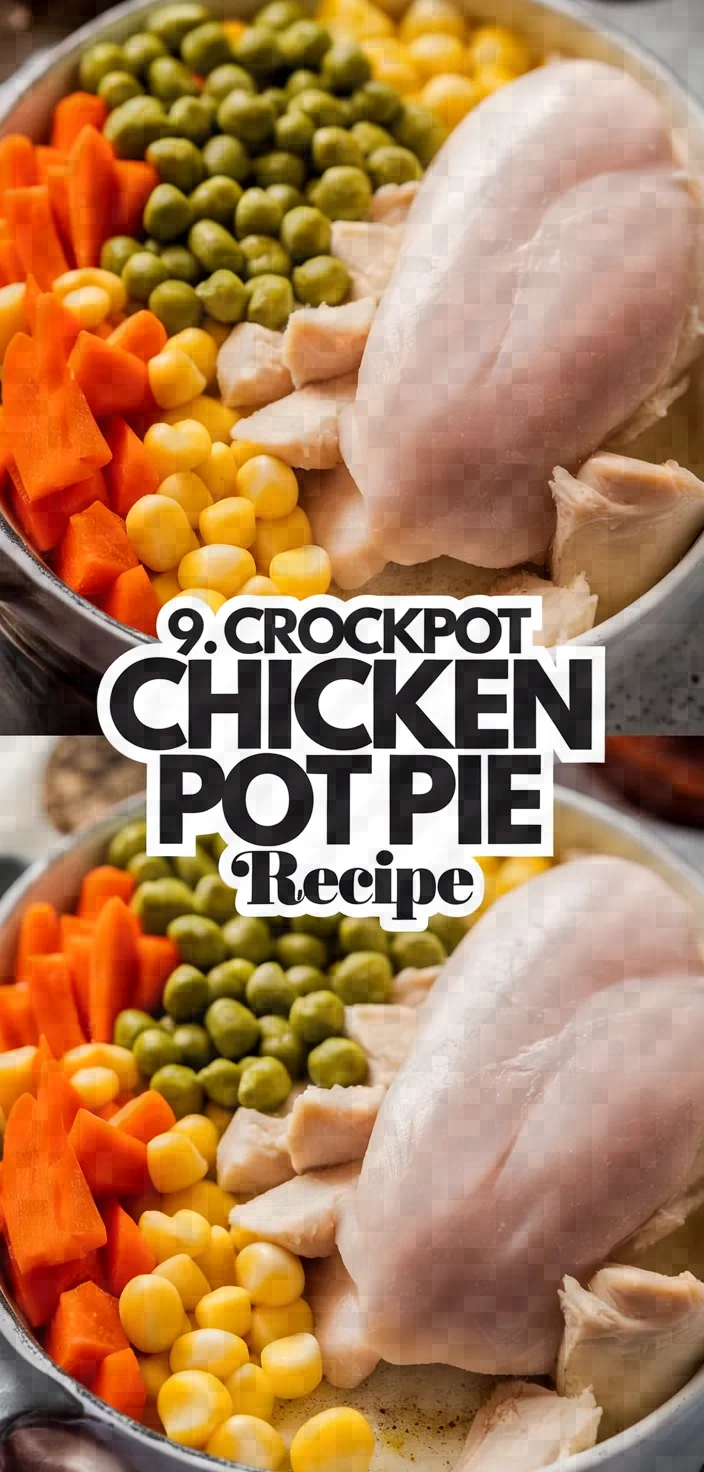 9. Crockpot Chicken Pot Pie Recipe