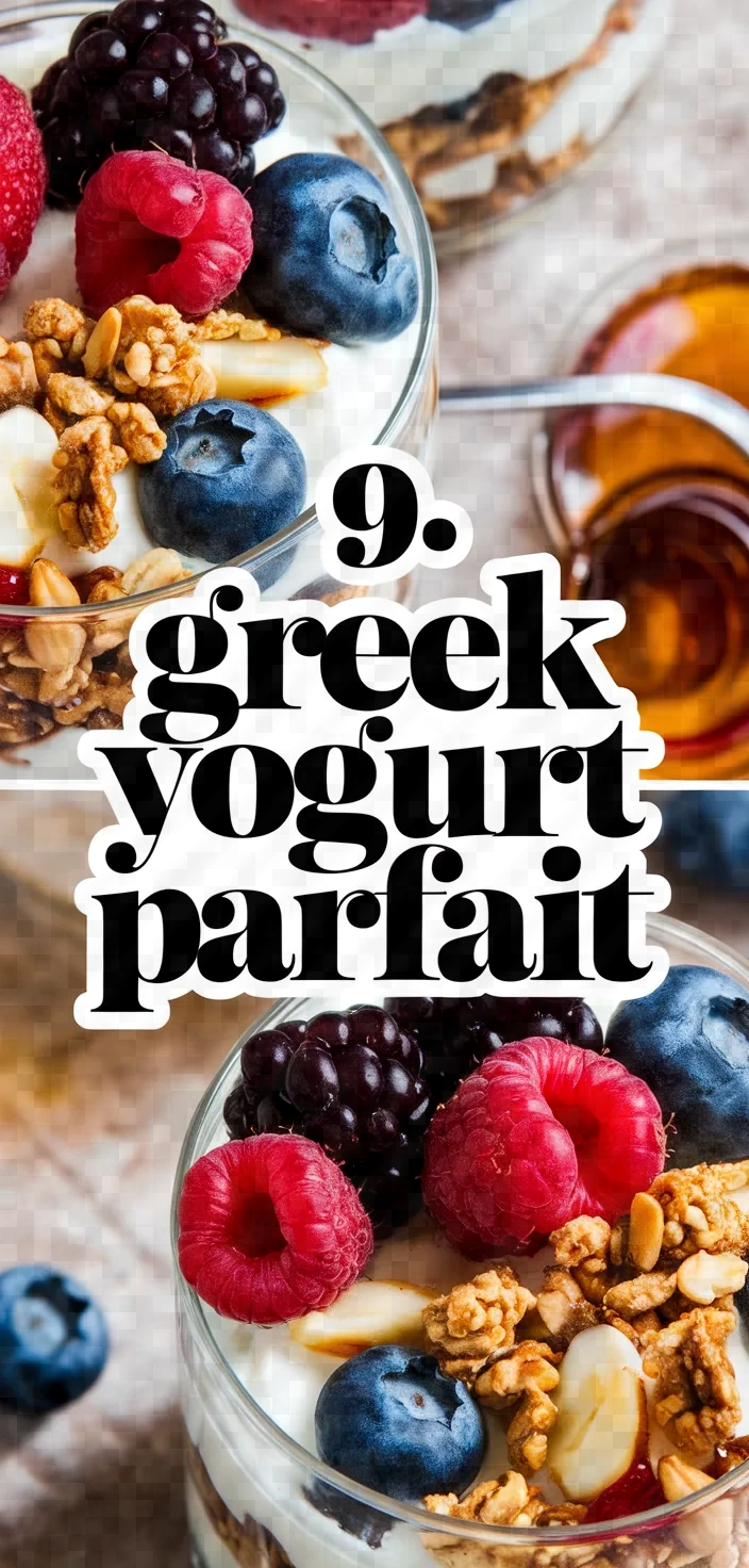 9. Greek Yogurt Parfait