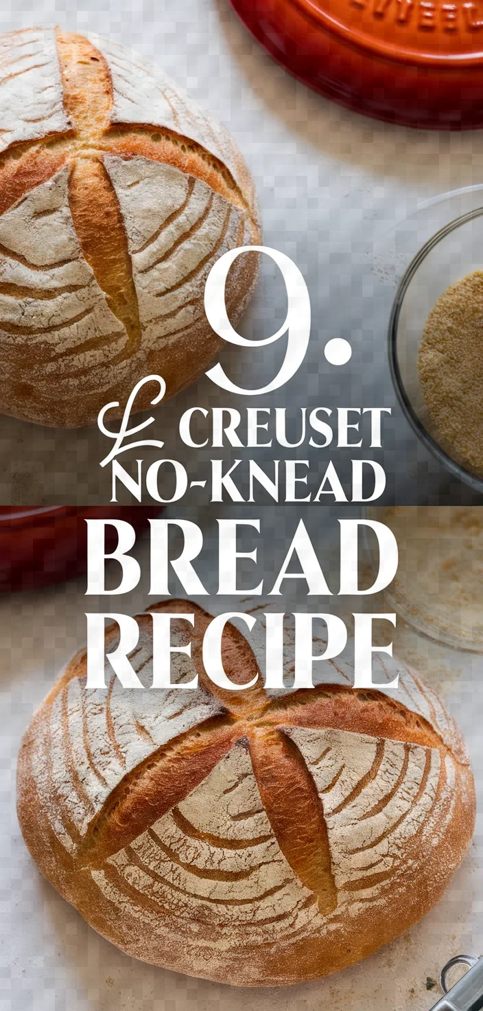 9. Le Creuset No-Knead Bread Recipe