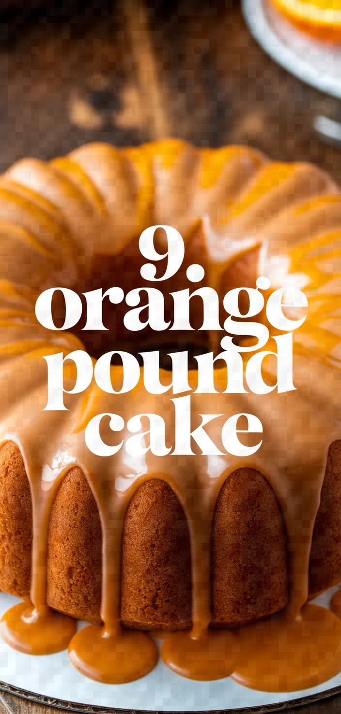 9. Orange Pound Cake