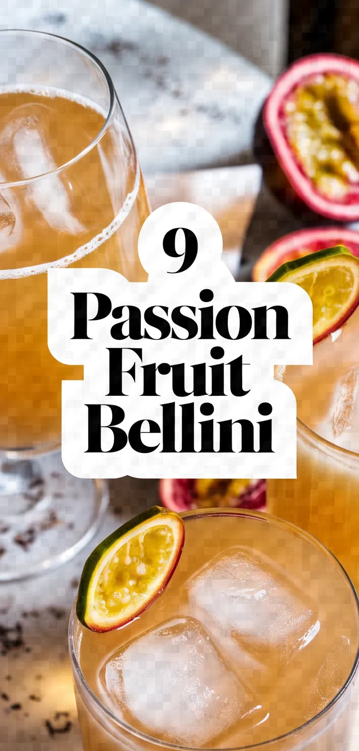 9. Passion Fruit Bellini