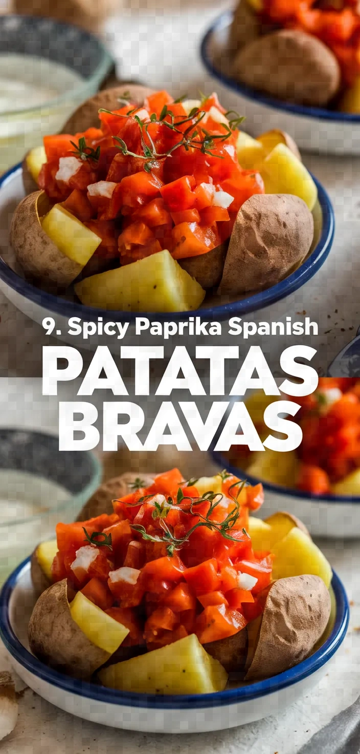 9. Spicy Paprika Spanish Patatas Bravas