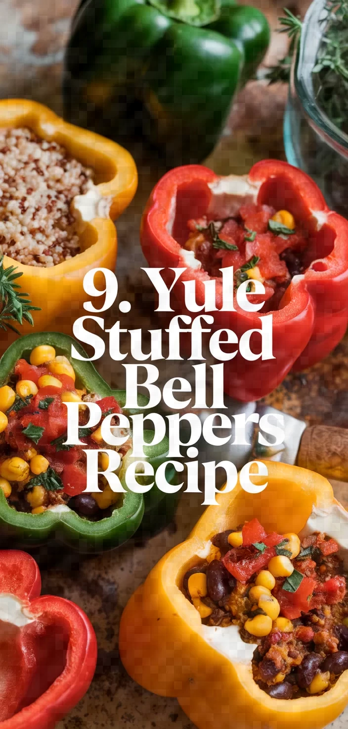 9. Yule Stuffed Bell Peppers Recipe