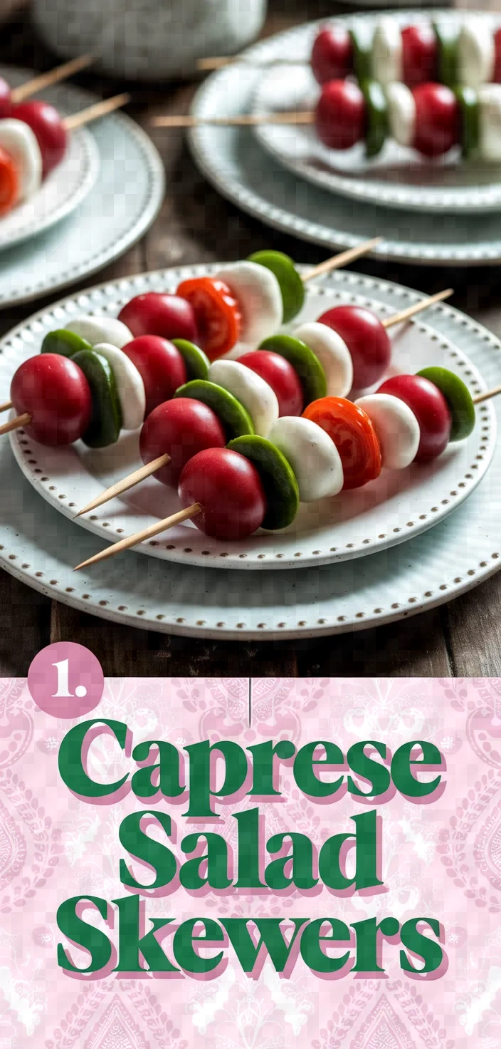 1. Caprese Salad Skewers