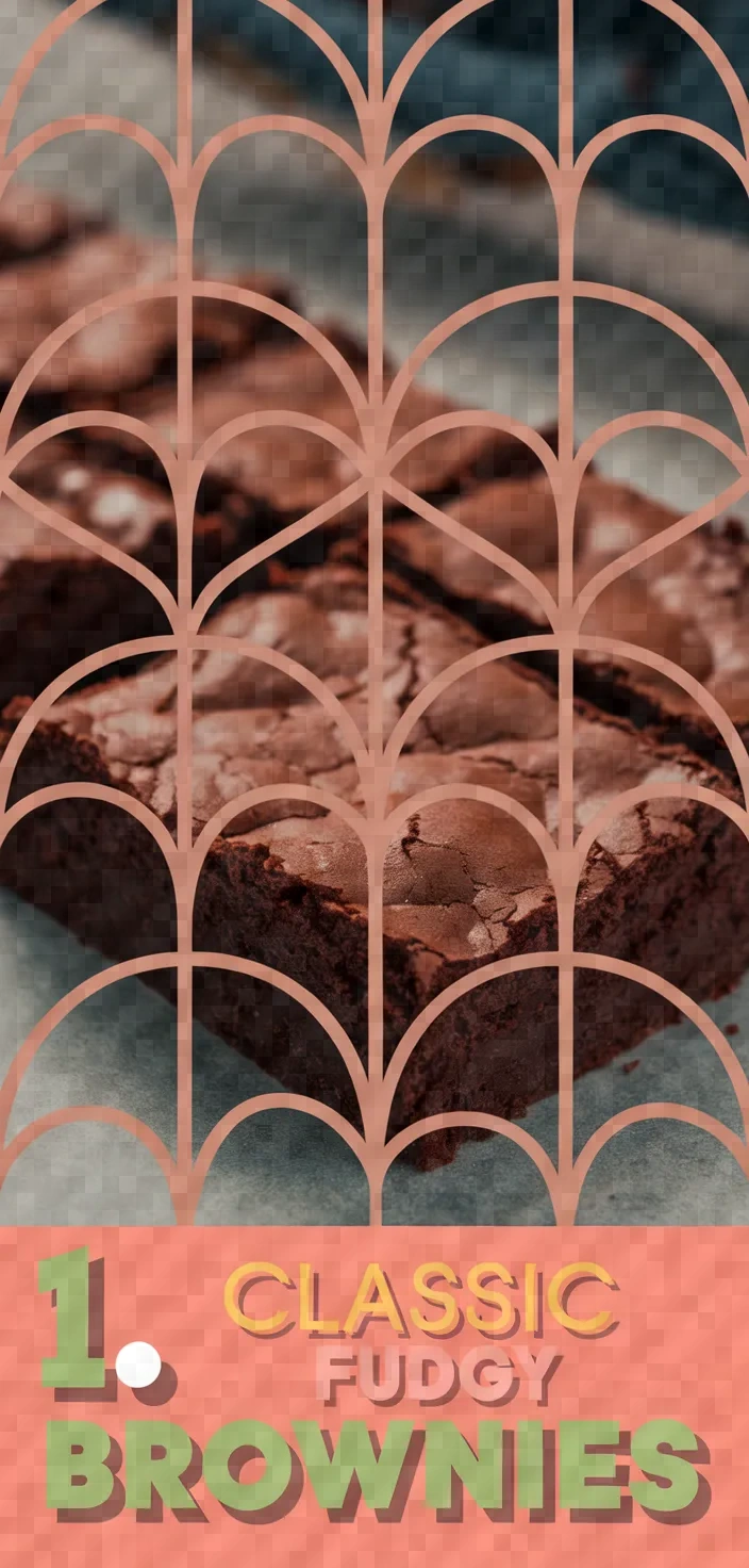 1. Classic Fudgy Brownies