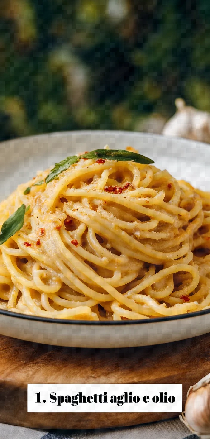 1. Spaghetti Aglio e Olio