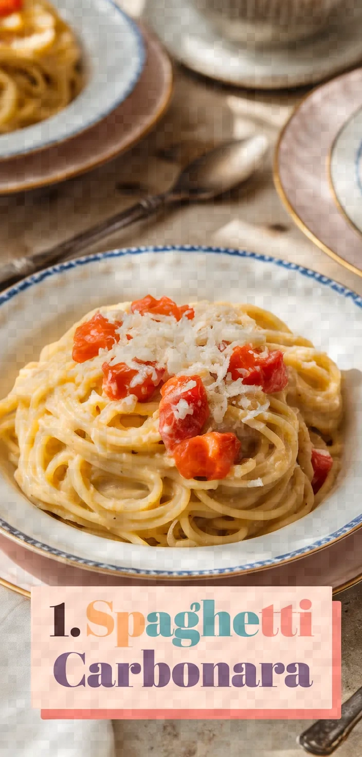 1. Spaghetti Carbonara