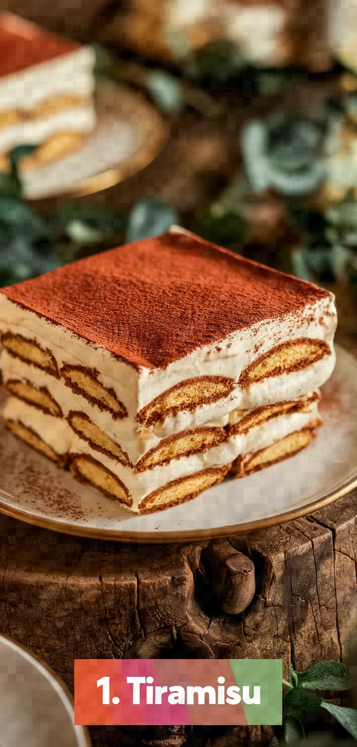 1. Tiramisu