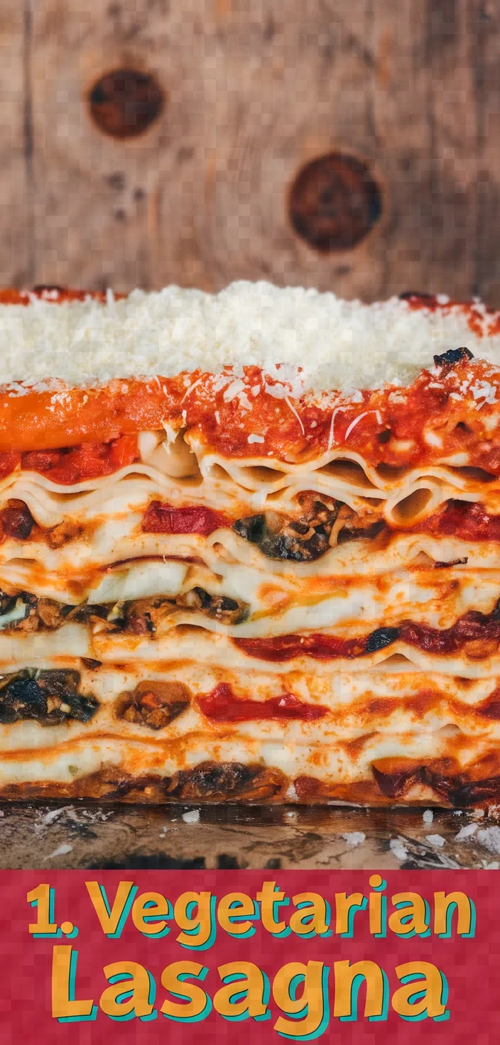 1. Vegetarian Lasagna