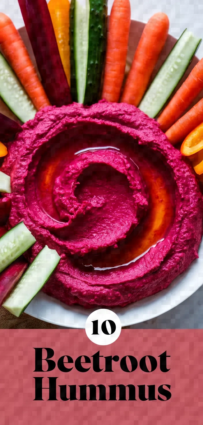 10. Beetroot Hummus