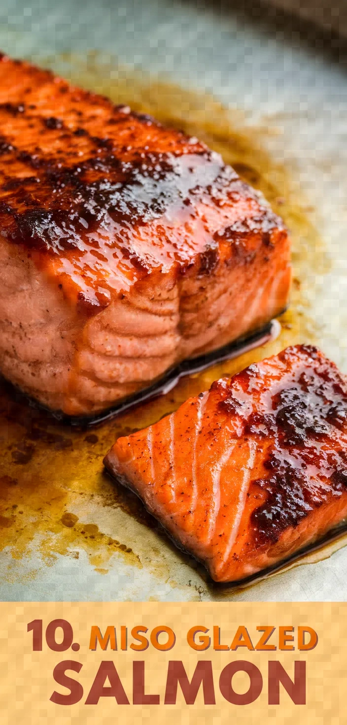 10. Miso Glazed Salmon