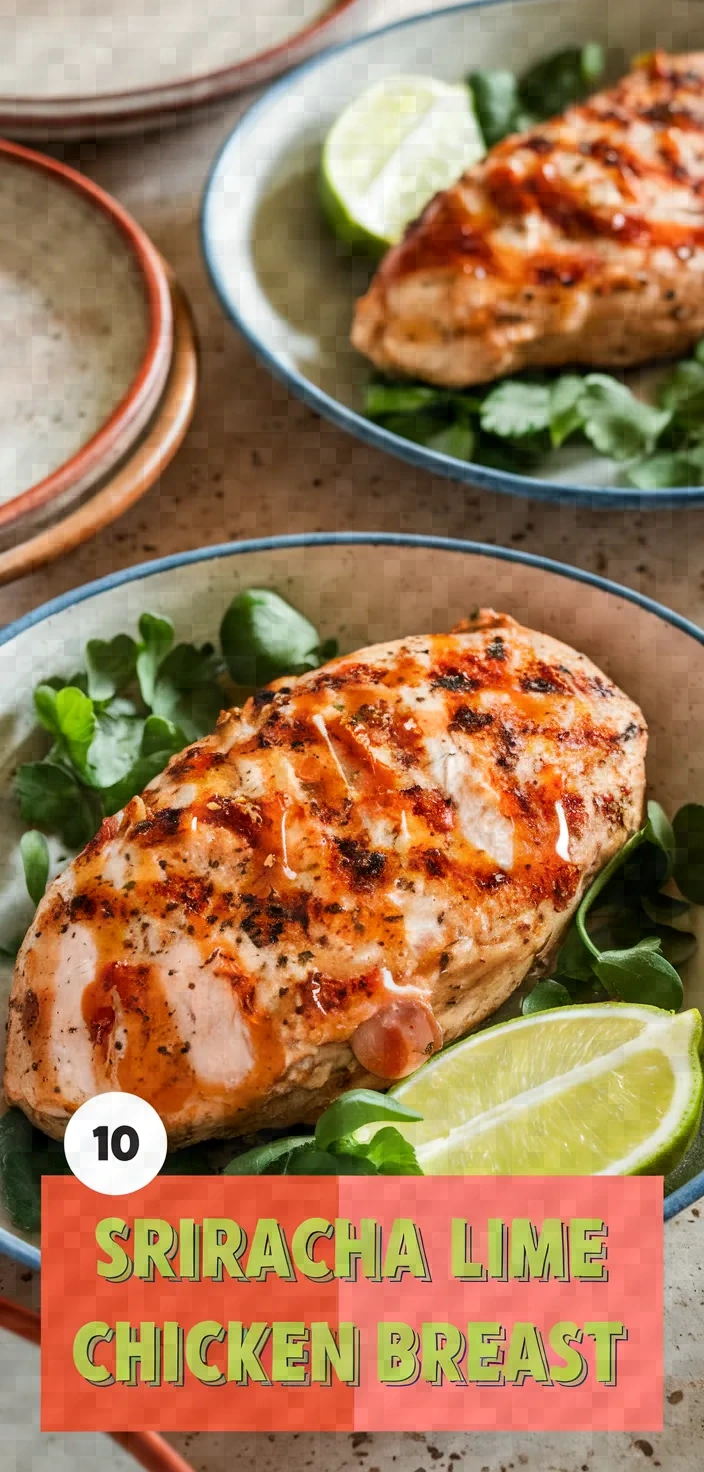 10. Sriracha Lime Chicken Breast