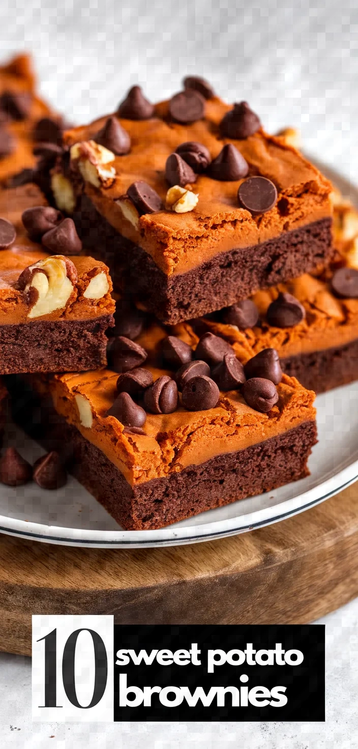 10. Sweet Potato Brownies