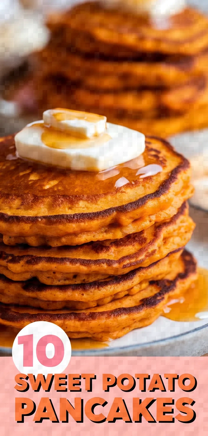 10. Sweet Potato Pancakes