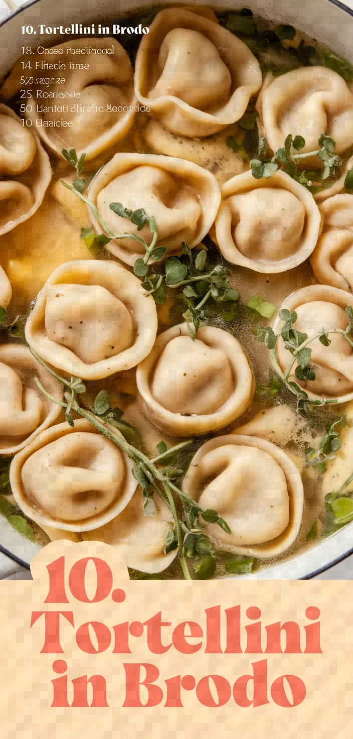 10. Tortellini in Brodo