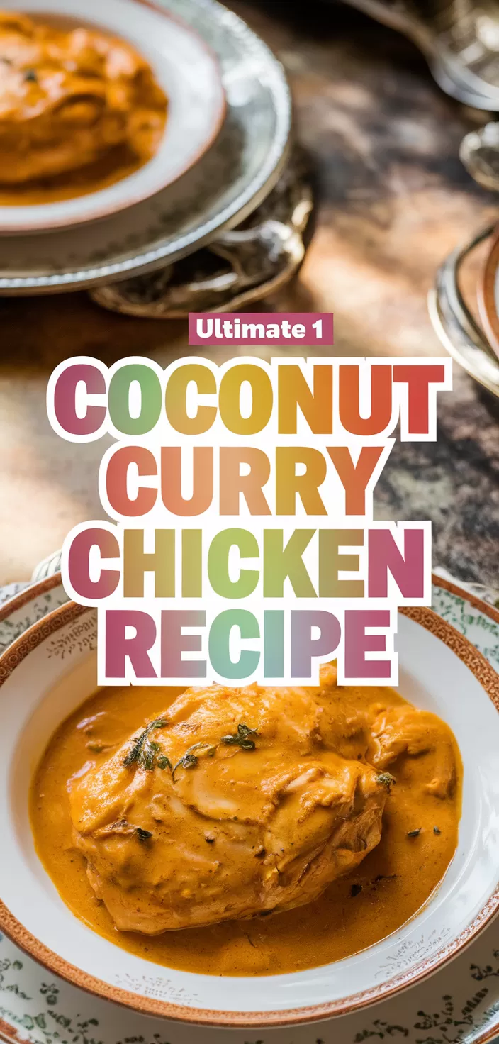 11. Coconut Curry Chicken Breast