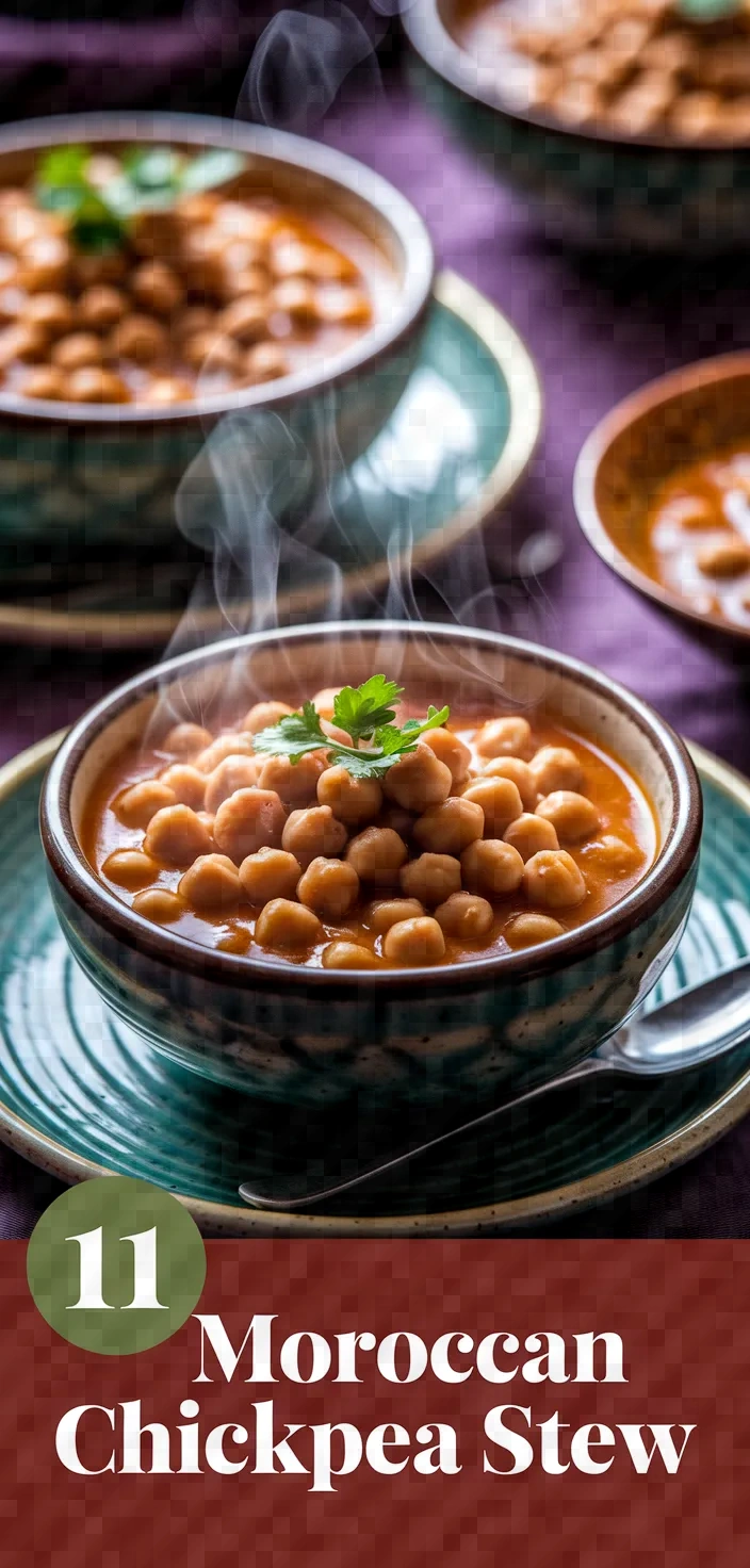 11. Moroccan Chickpea Stew