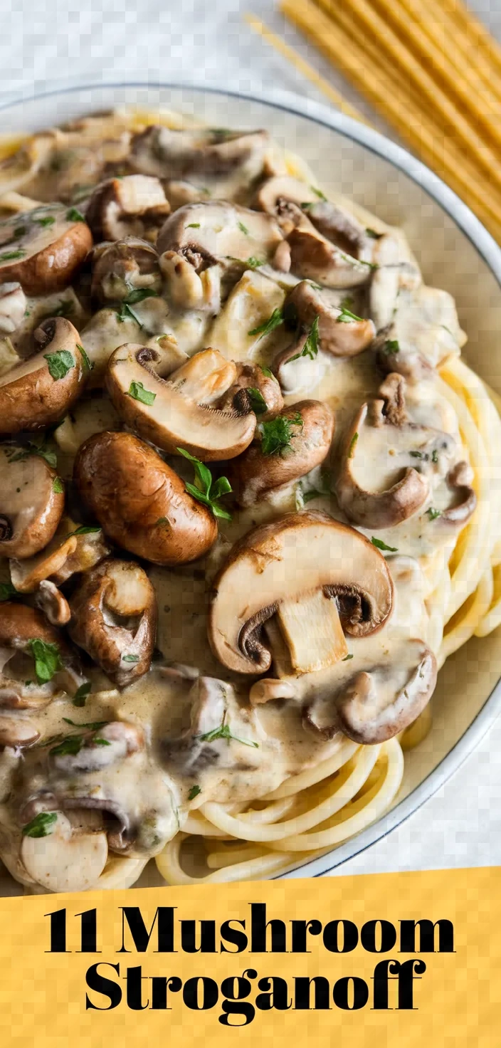 11. Mushroom Stroganoff