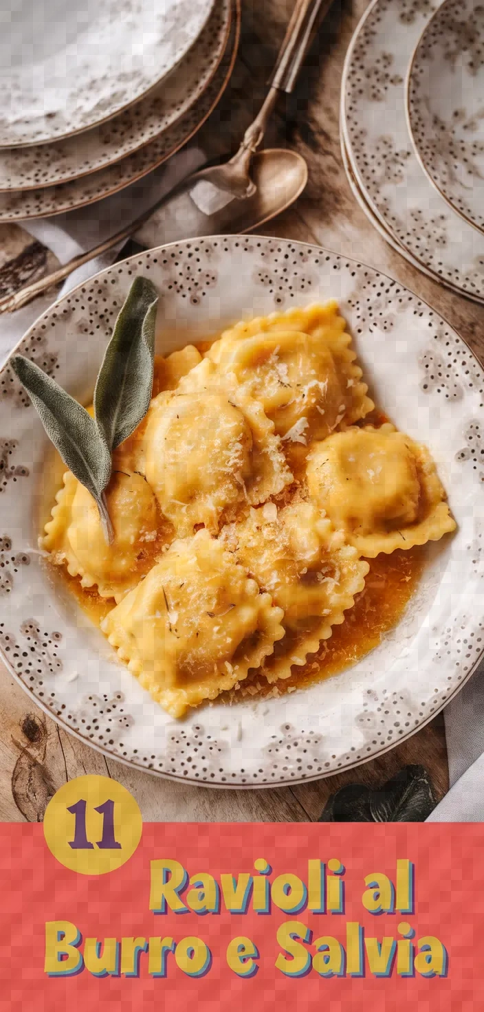 11. Ravioli al Burro e Salvia