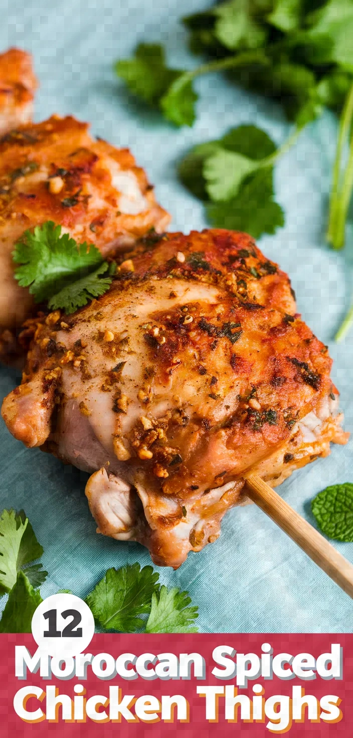 12. Moroccan Spiced Chicken Thighs