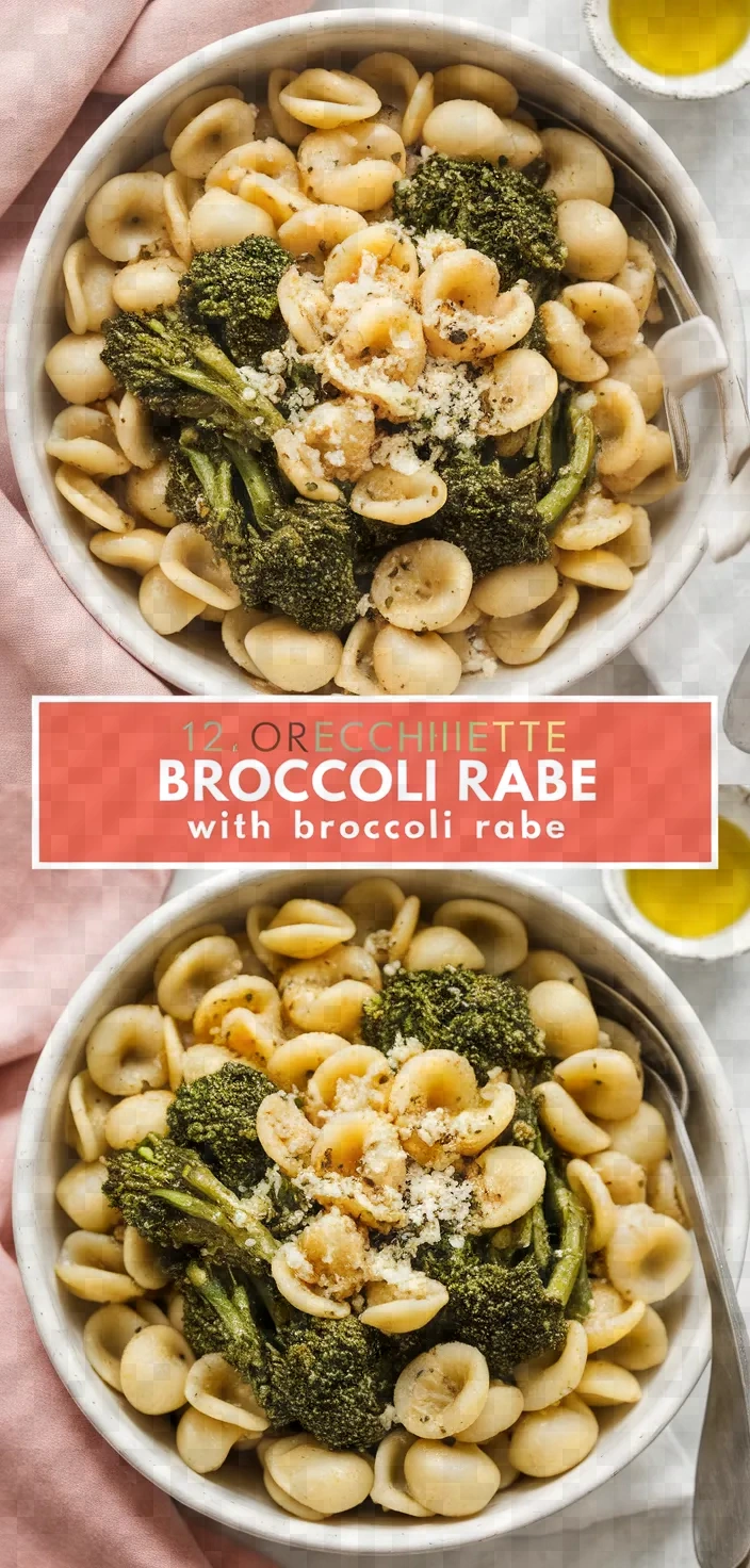 12. Orecchiette with Broccoli Rabe