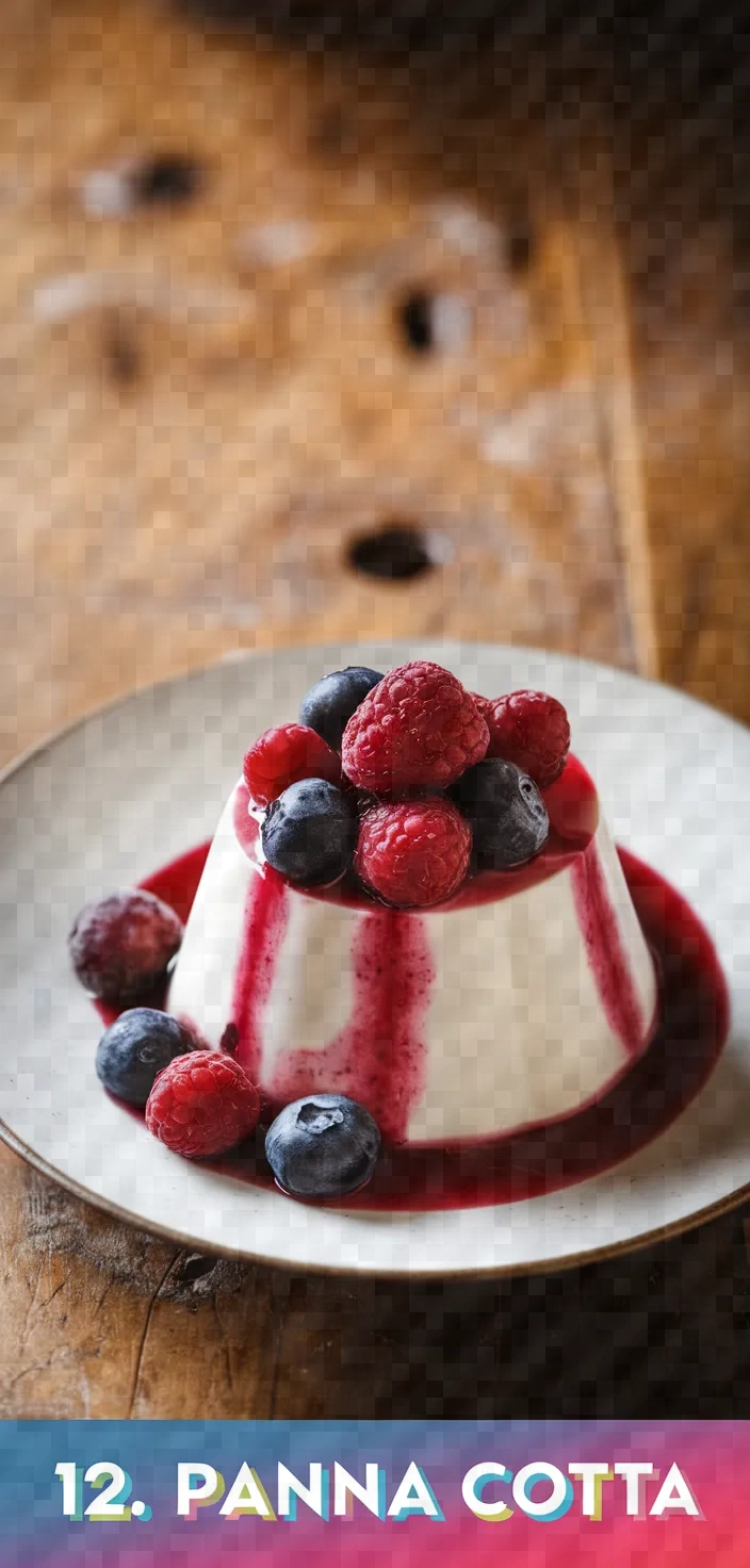 12. Panna Cotta